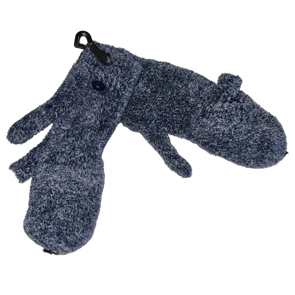 Cozy Blue Finger Mittens